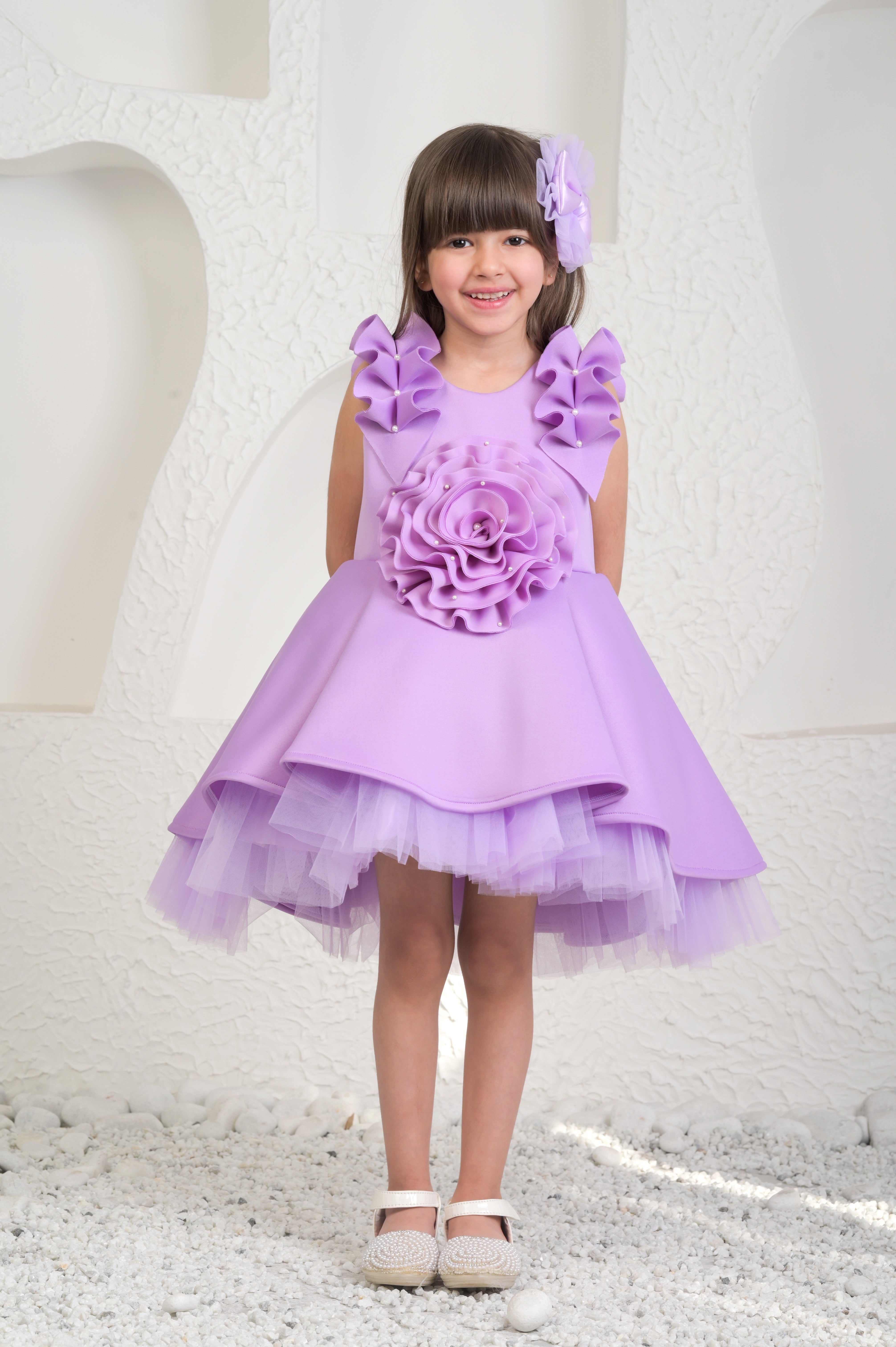 Lavender High Low Dress