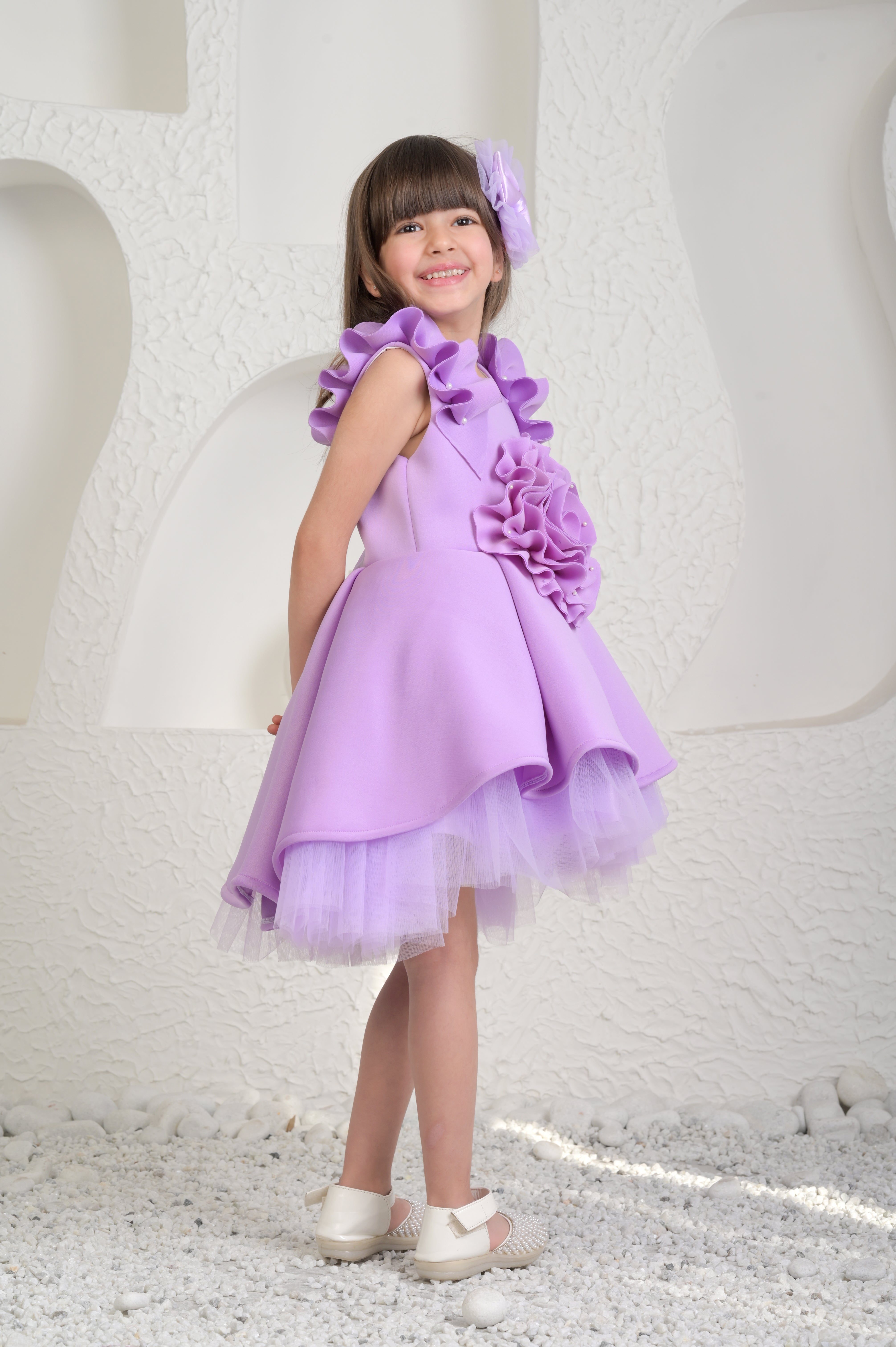 Lavender High Low Dress