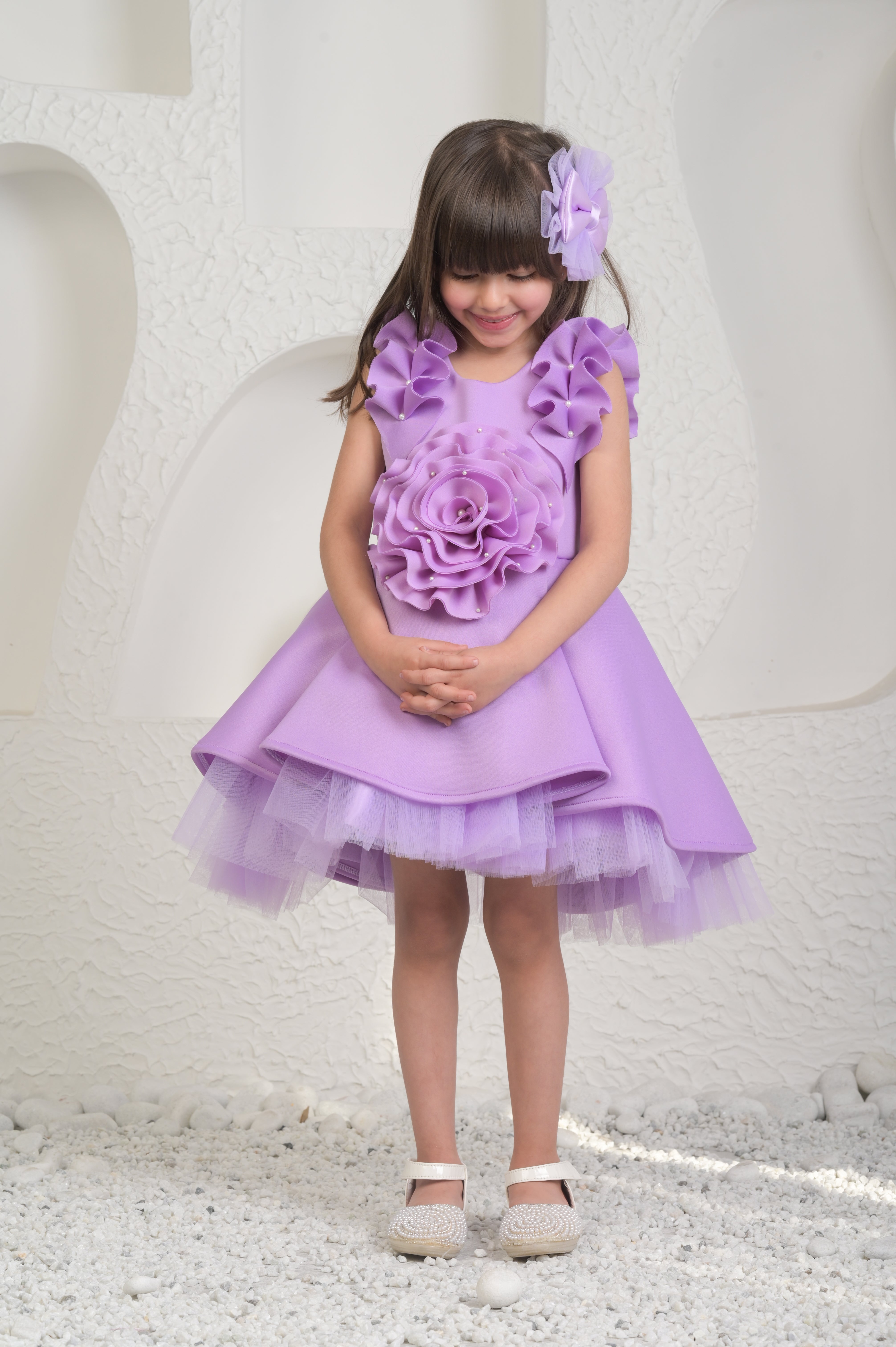 Lavender High Low Dress