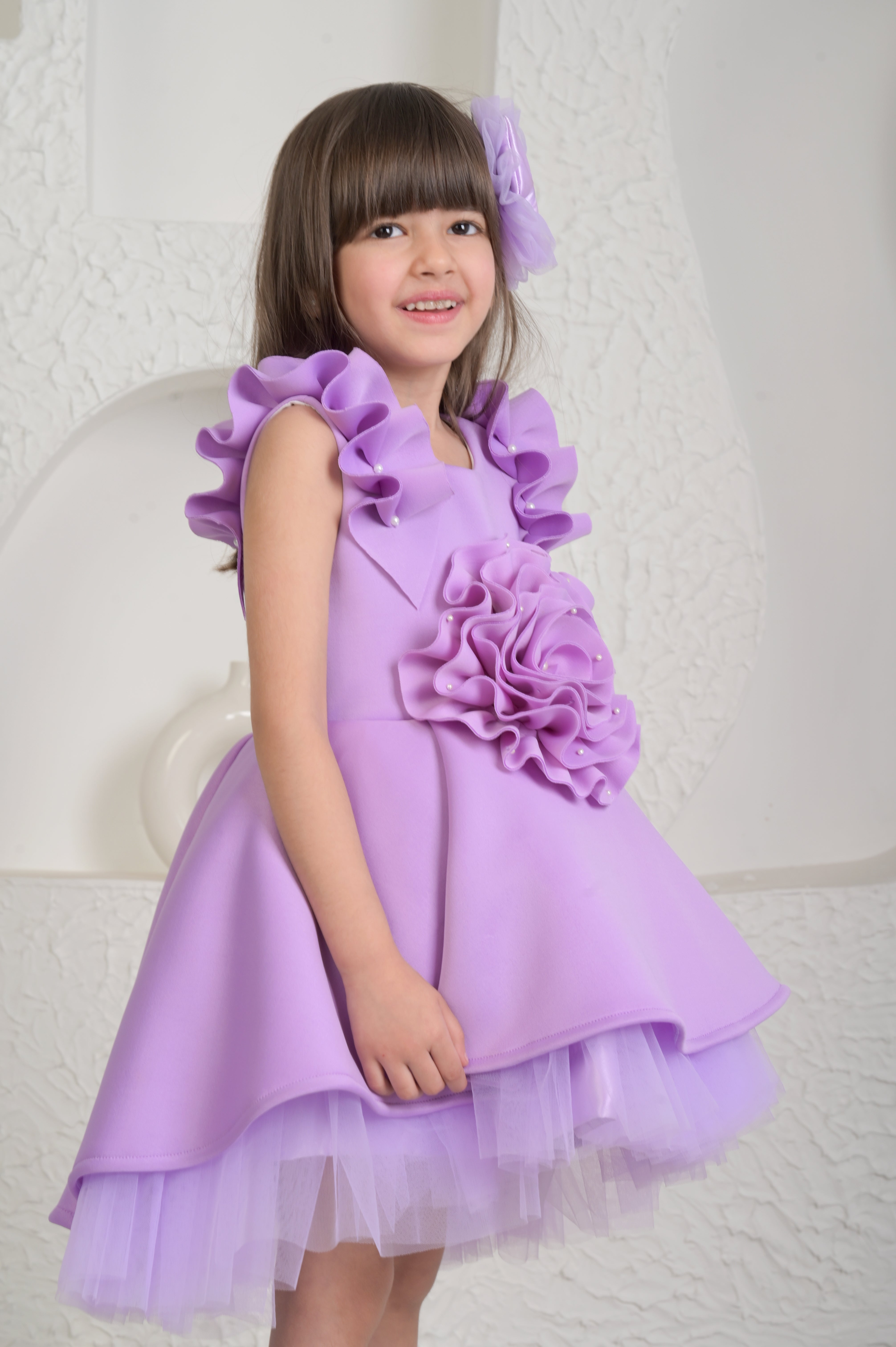 Lavender High Low Dress