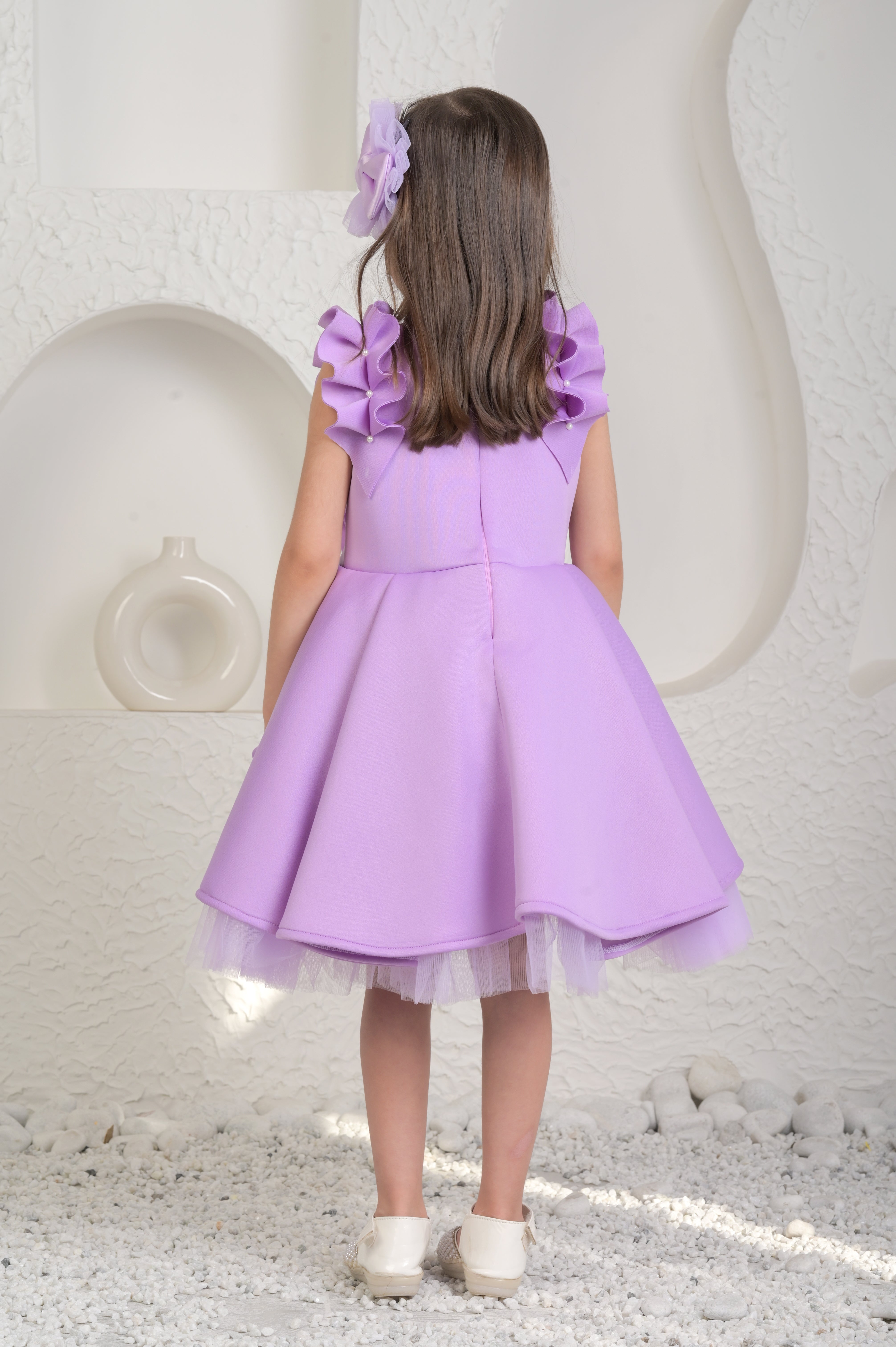 Lavender High Low Dress