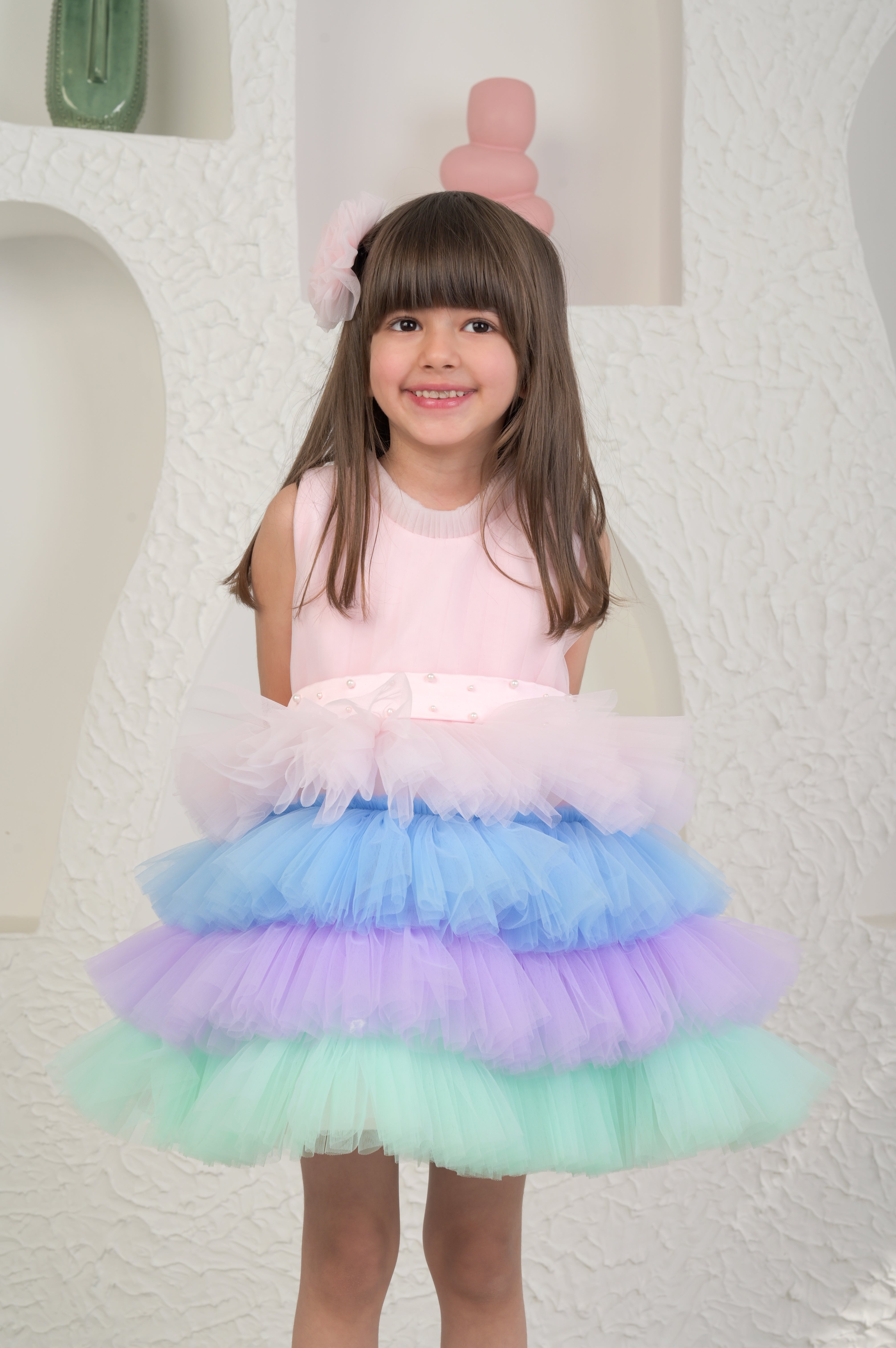 Baby Pink Unicorn Colour Dress