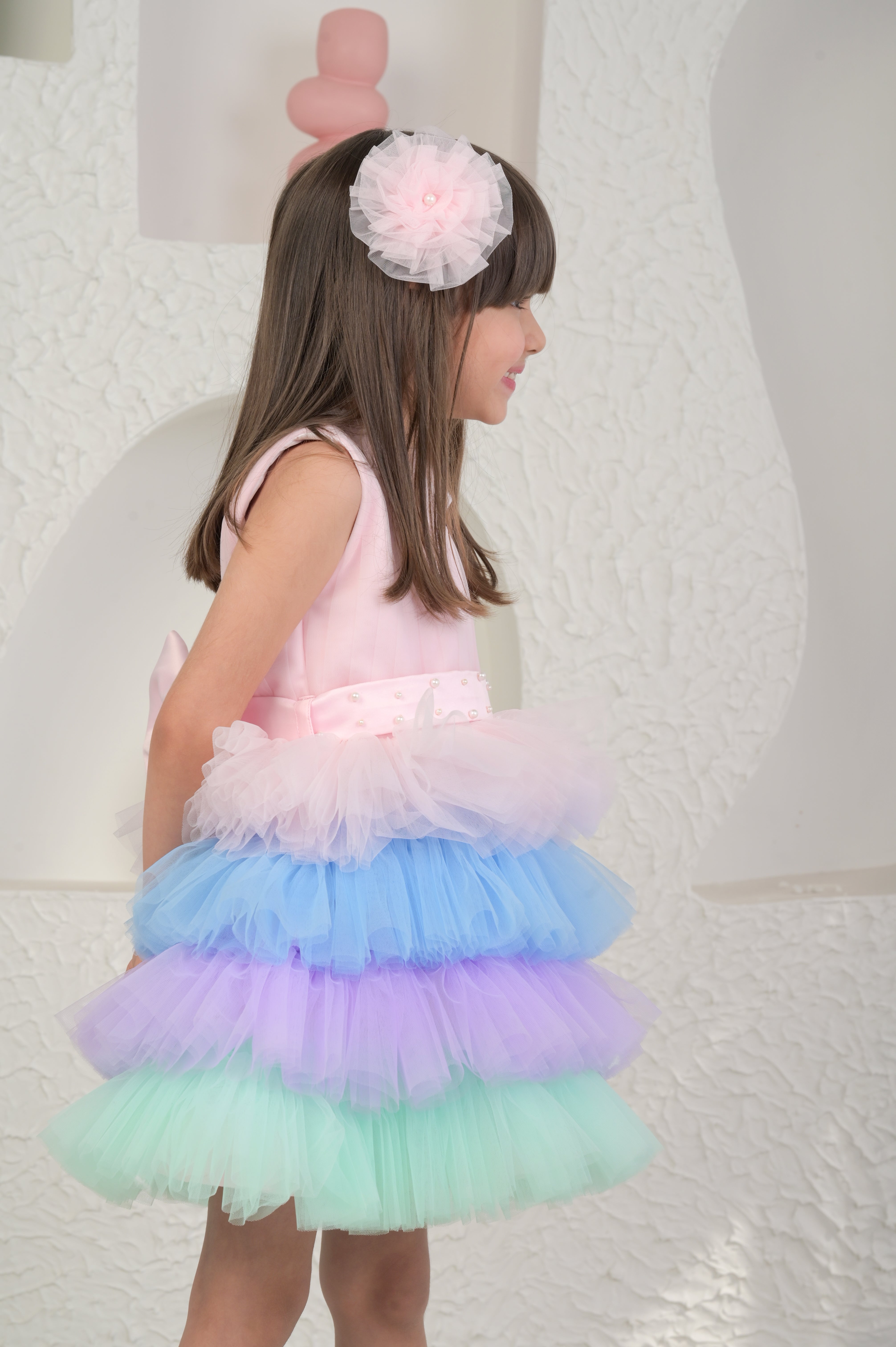 Baby Pink Unicorn Colour Dress