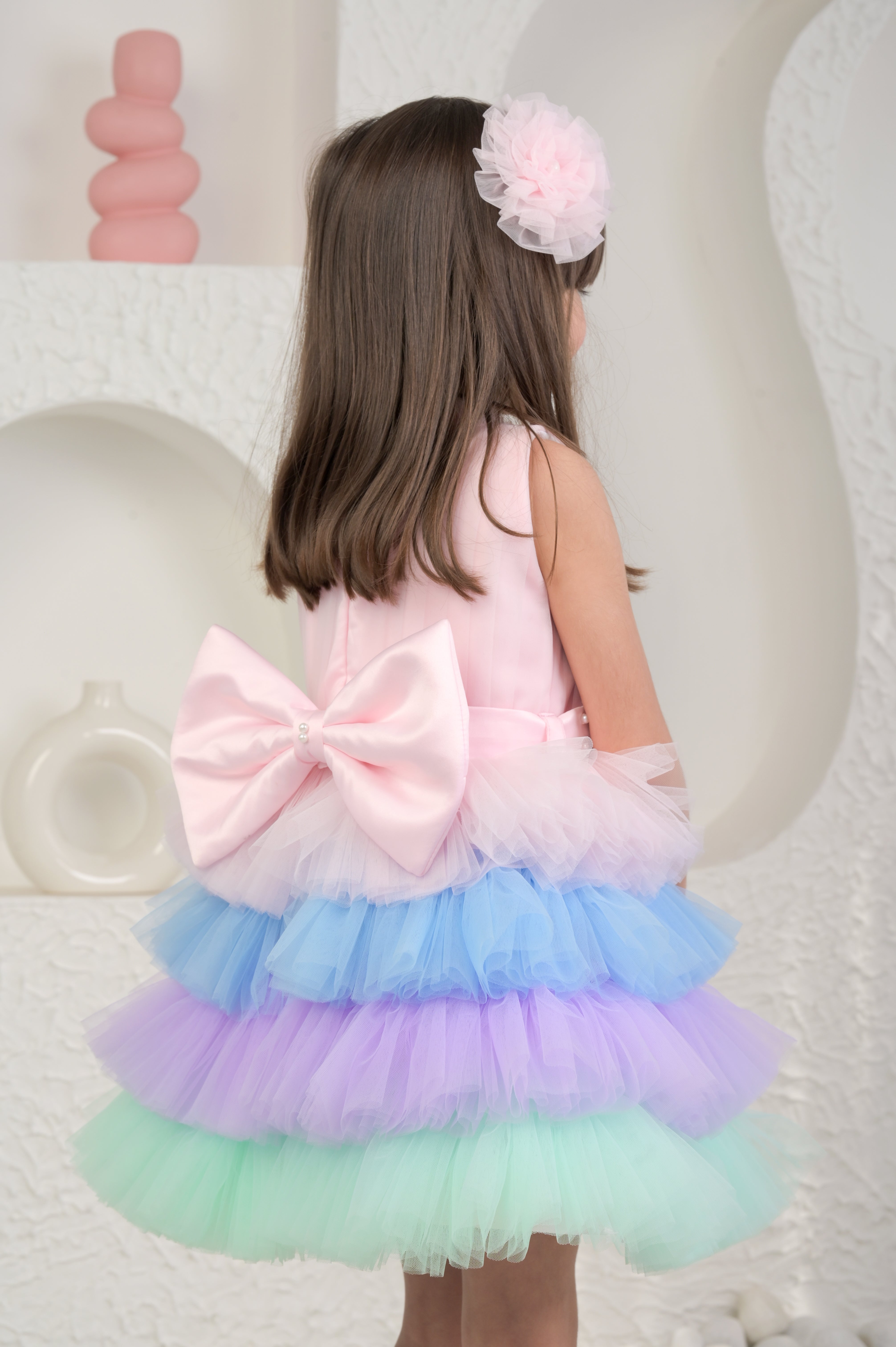 Baby Pink Unicorn Colour Dress