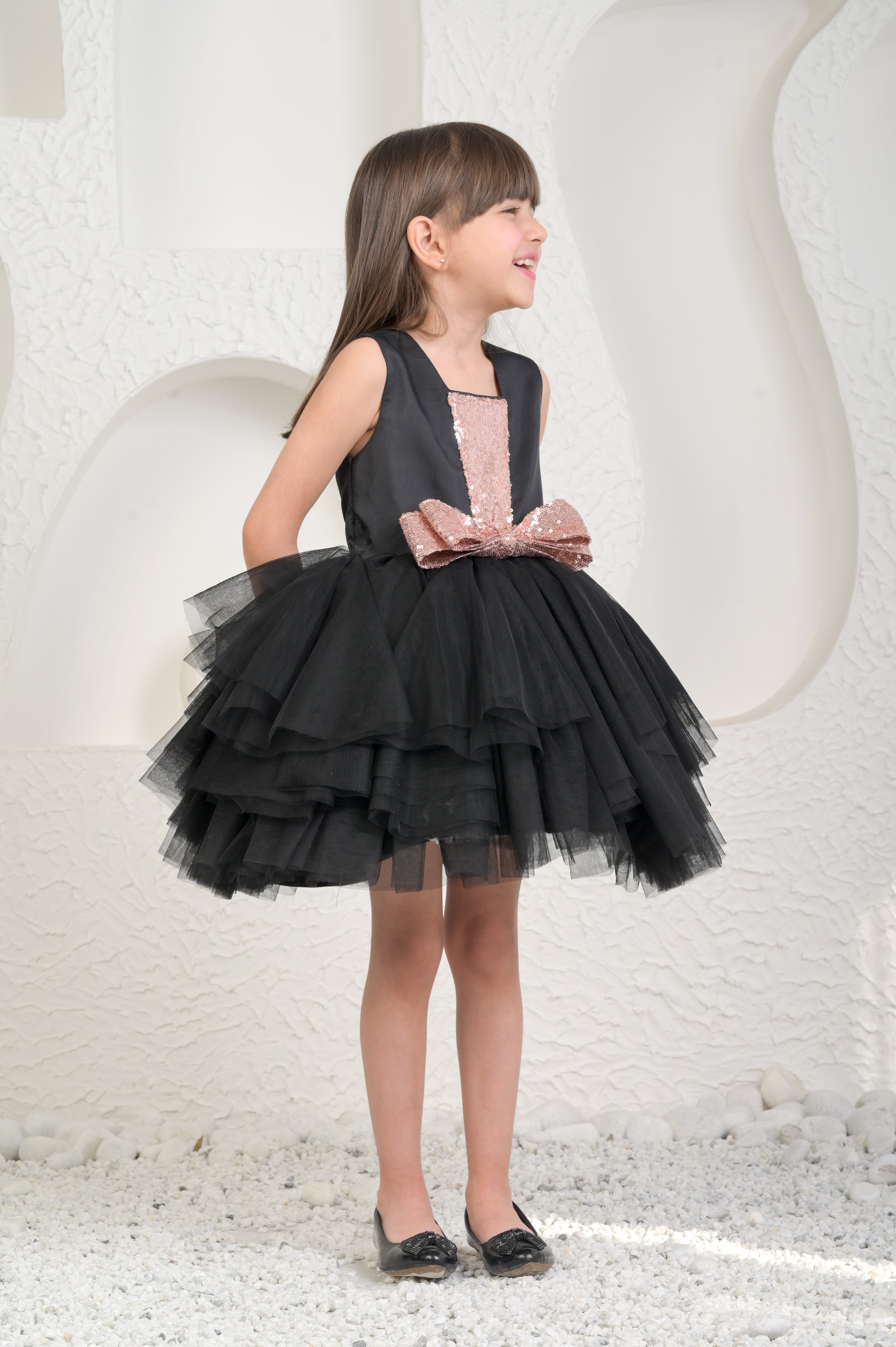 Nora Rose Gold Sequins Dress