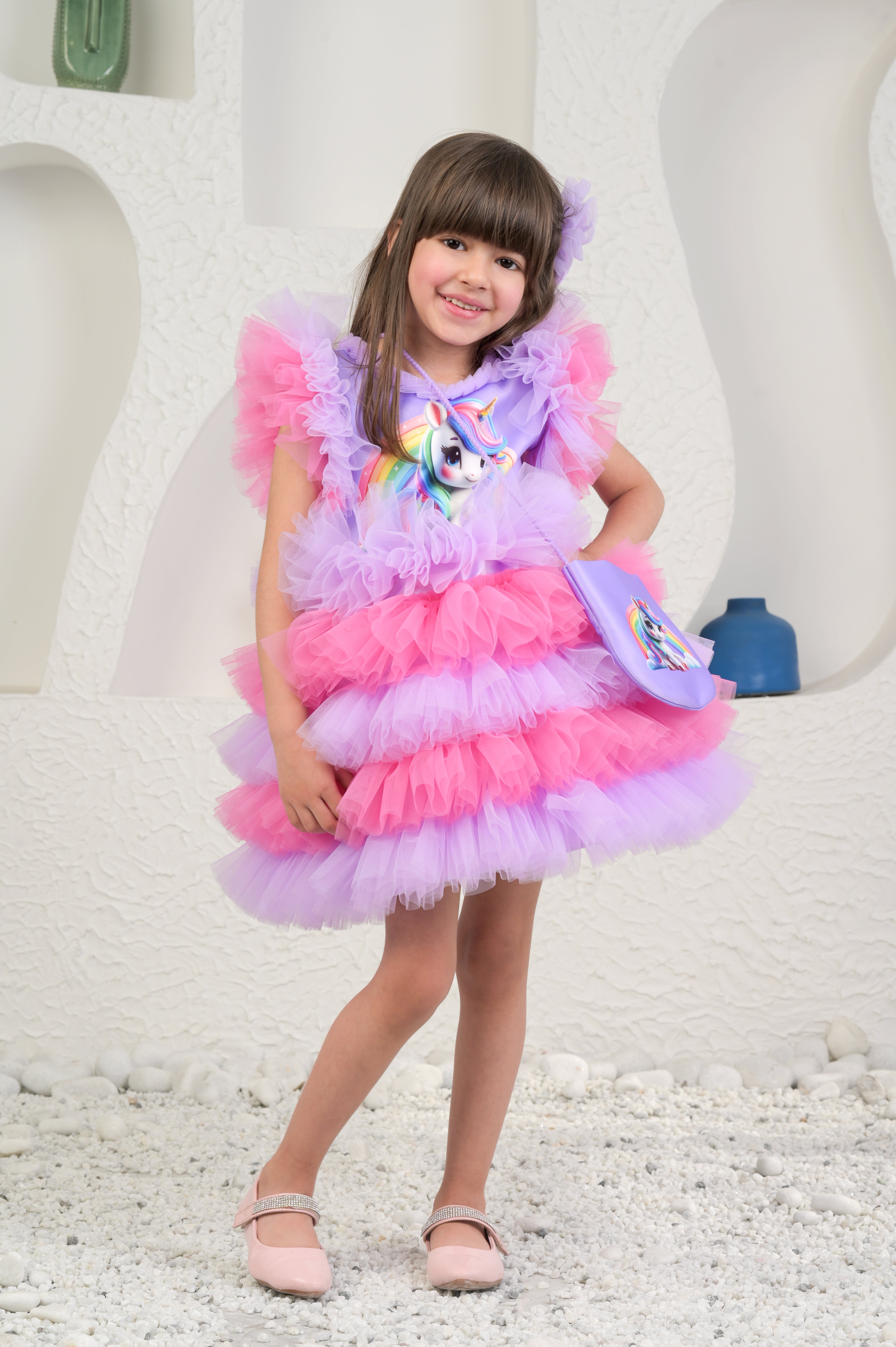 Purple Rainbow Unicon Dress