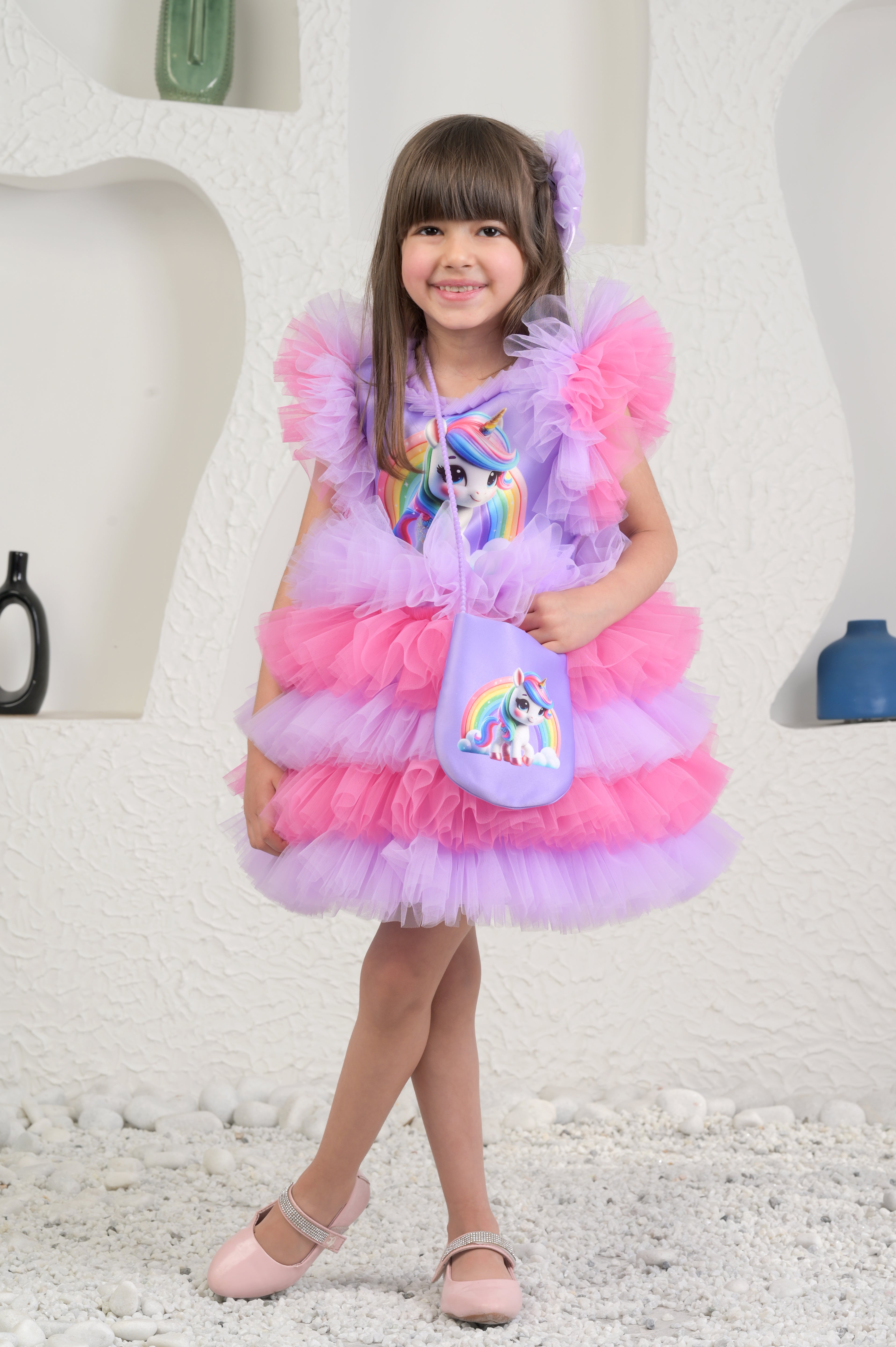 Purple Rainbow Unicon Dress