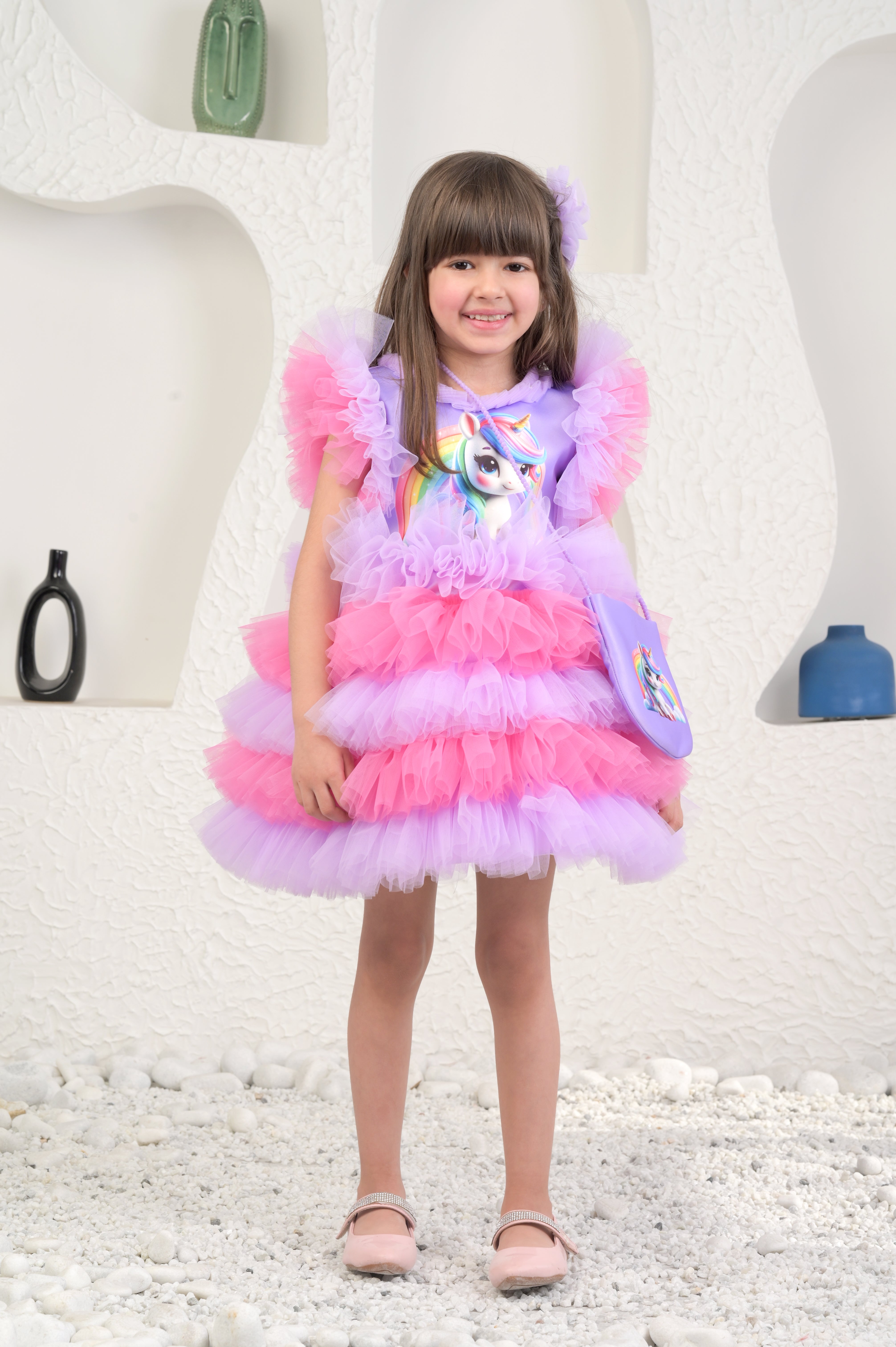 Purple Rainbow Unicon Dress