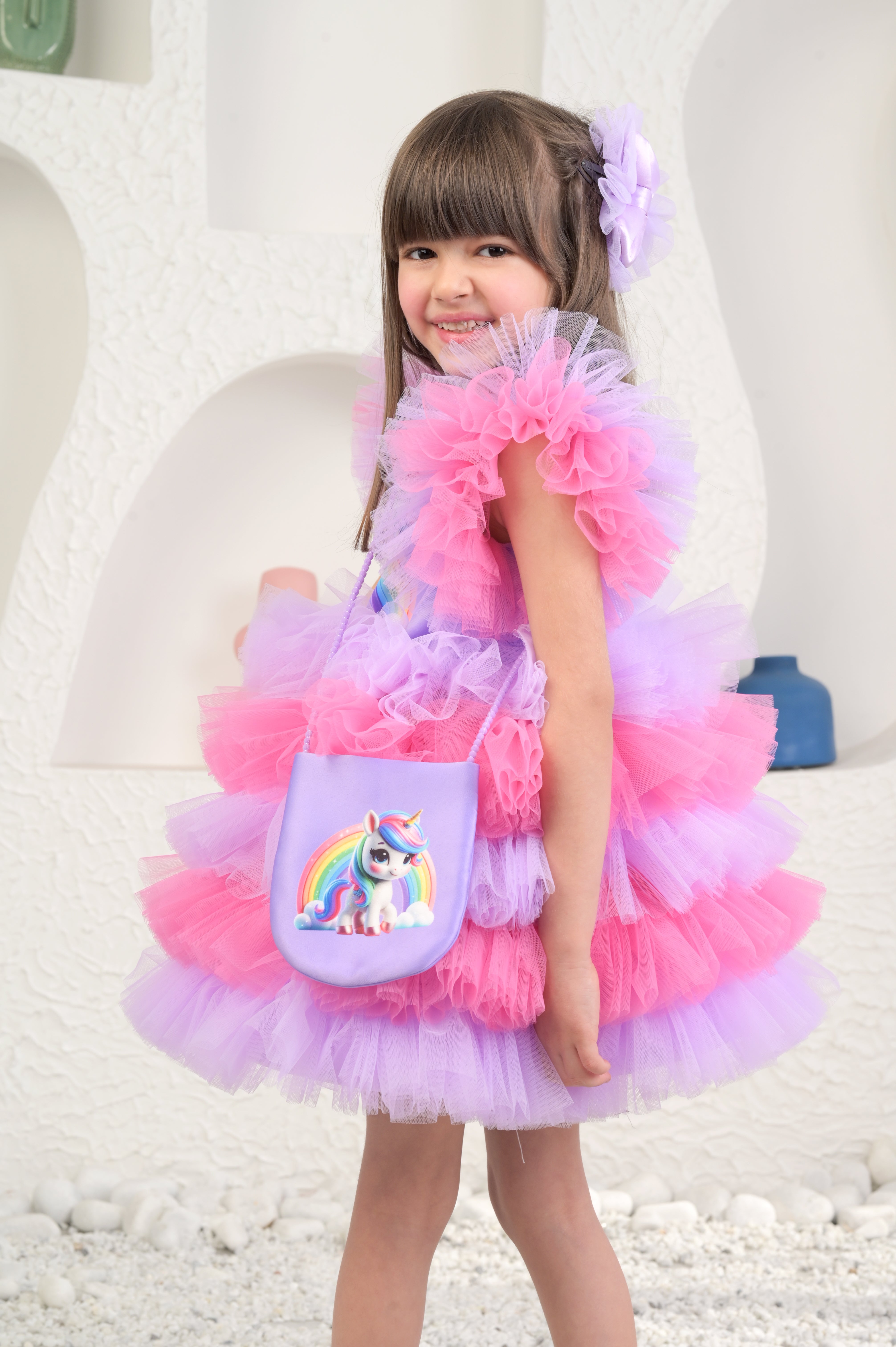 Purple Rainbow Unicon Dress