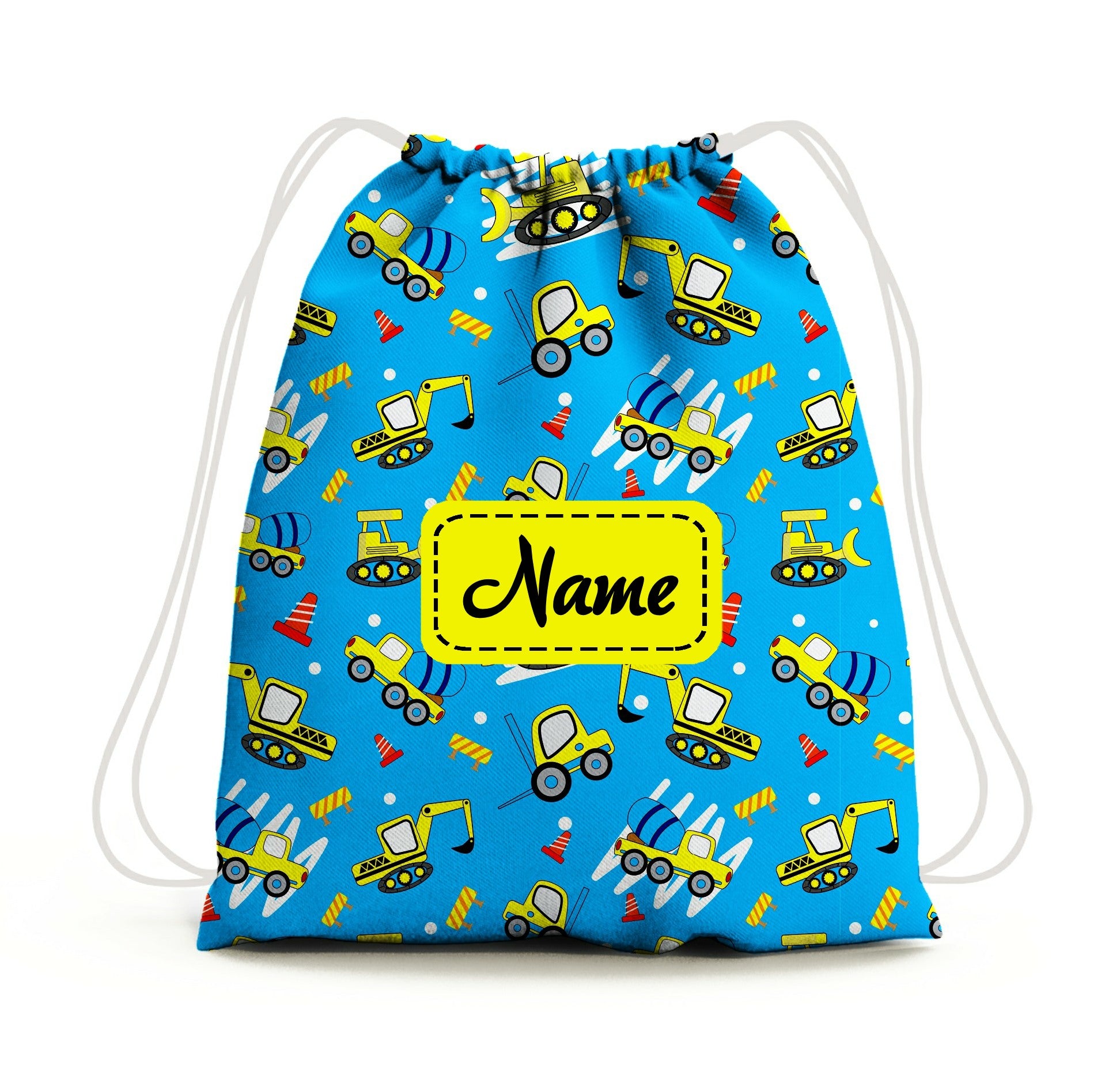 Earth Mover Waterproof Drawstring Bag For Swimming Gym Yoga Tuition For 3-10 Yrs Girls/Boys