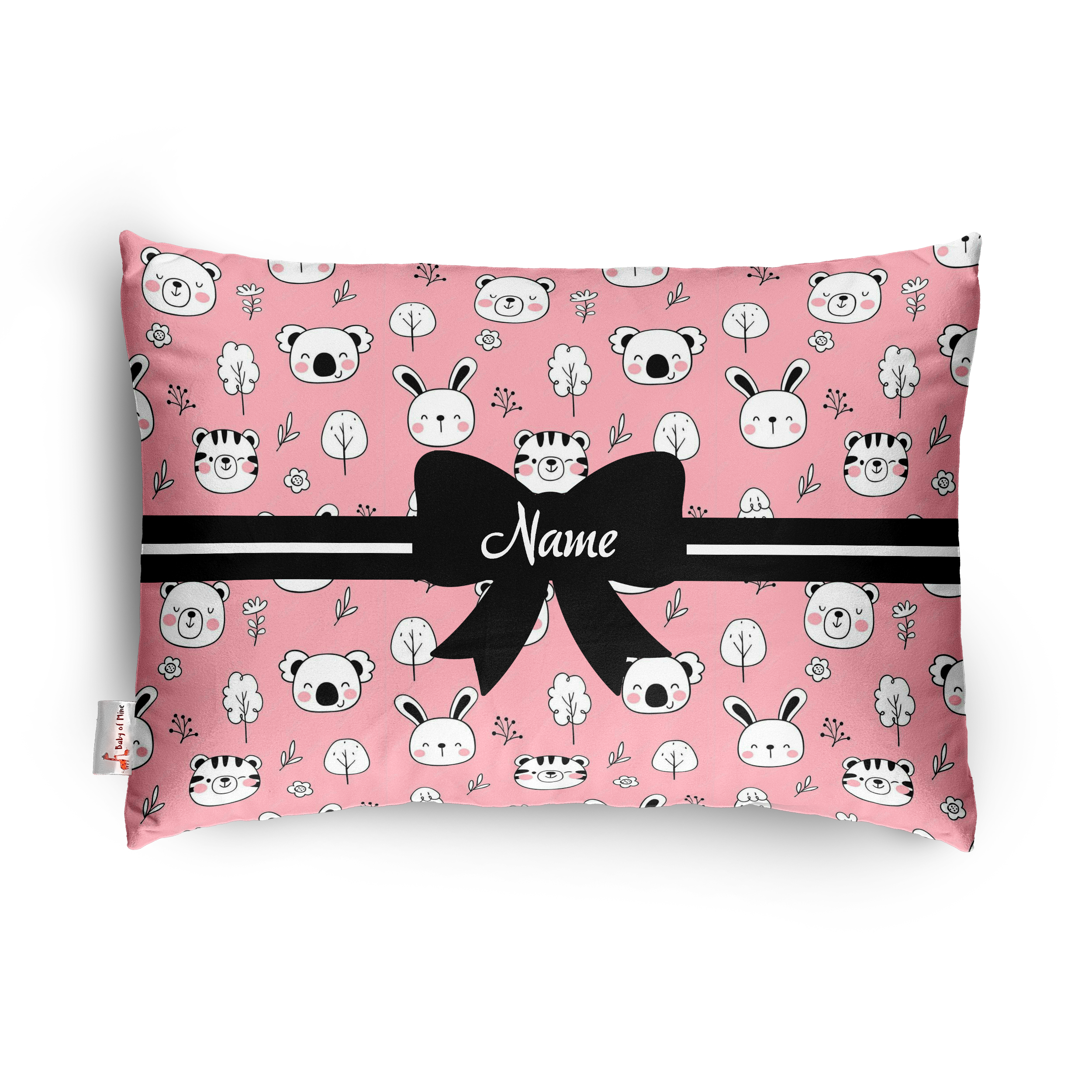 Baby of Mine Premium Baby Infant Pillow for Kids Age 1 Year To 5 Years - Imported Super Soft Fabric - Animal Face Print