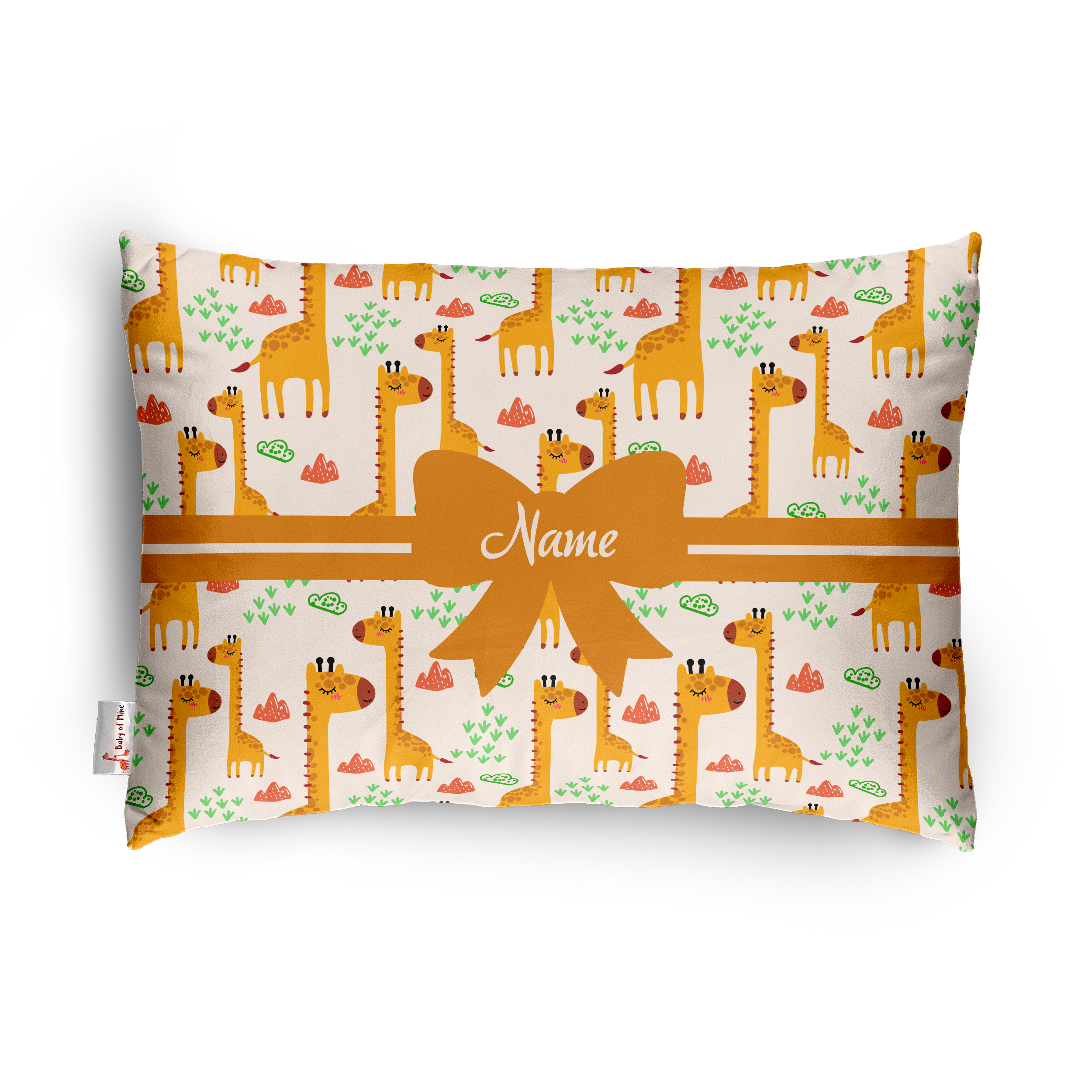 Baby of Mine Premium Baby Infant Pillow for Kids Age 1 Year To 5 Years - Imported Super Soft Fabric - Giraffe Print