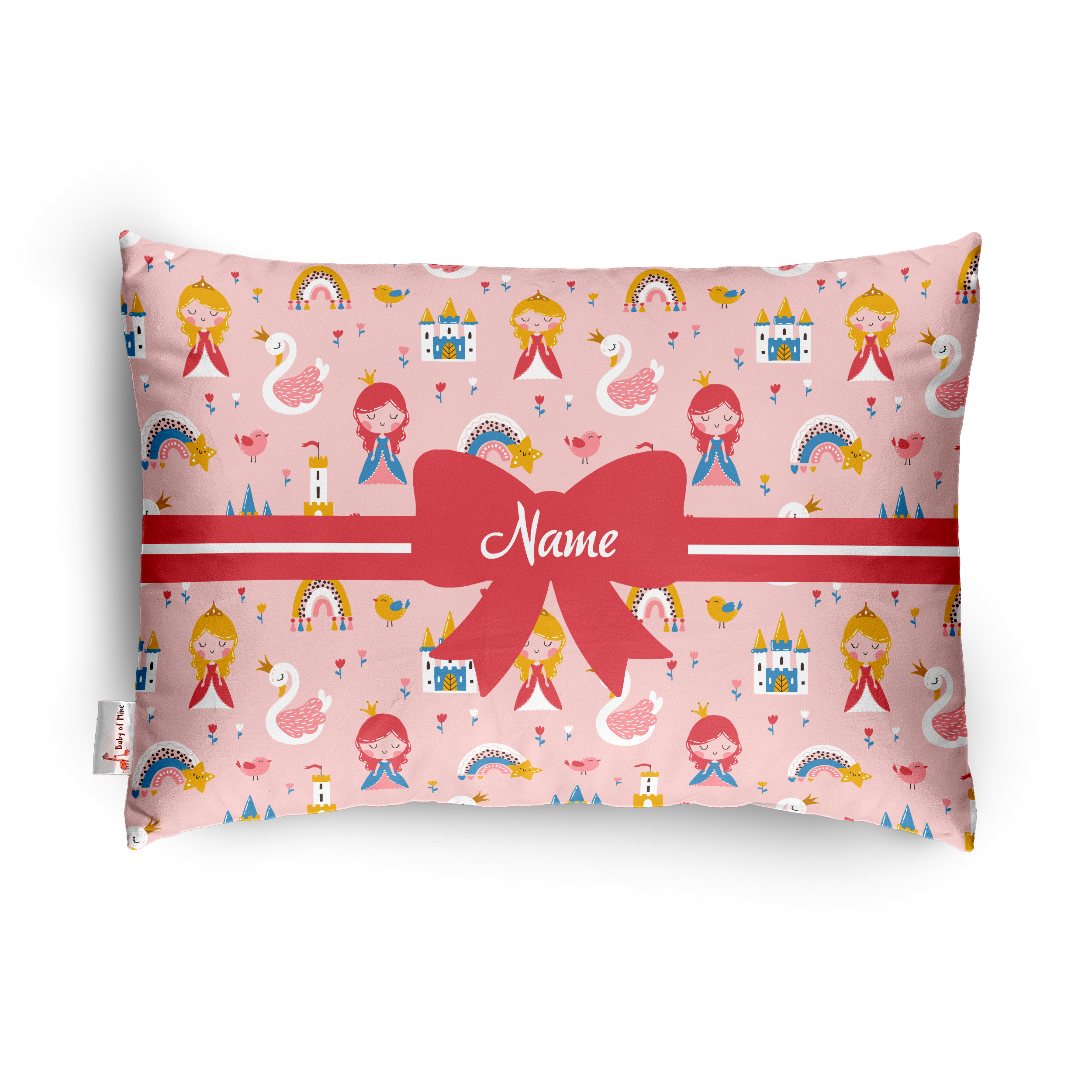 Baby of Mine Premium Baby Infant Pillow for Kids Age 1 Year To 5 Years - Imported Super Soft Fabric - Princess Castle Print