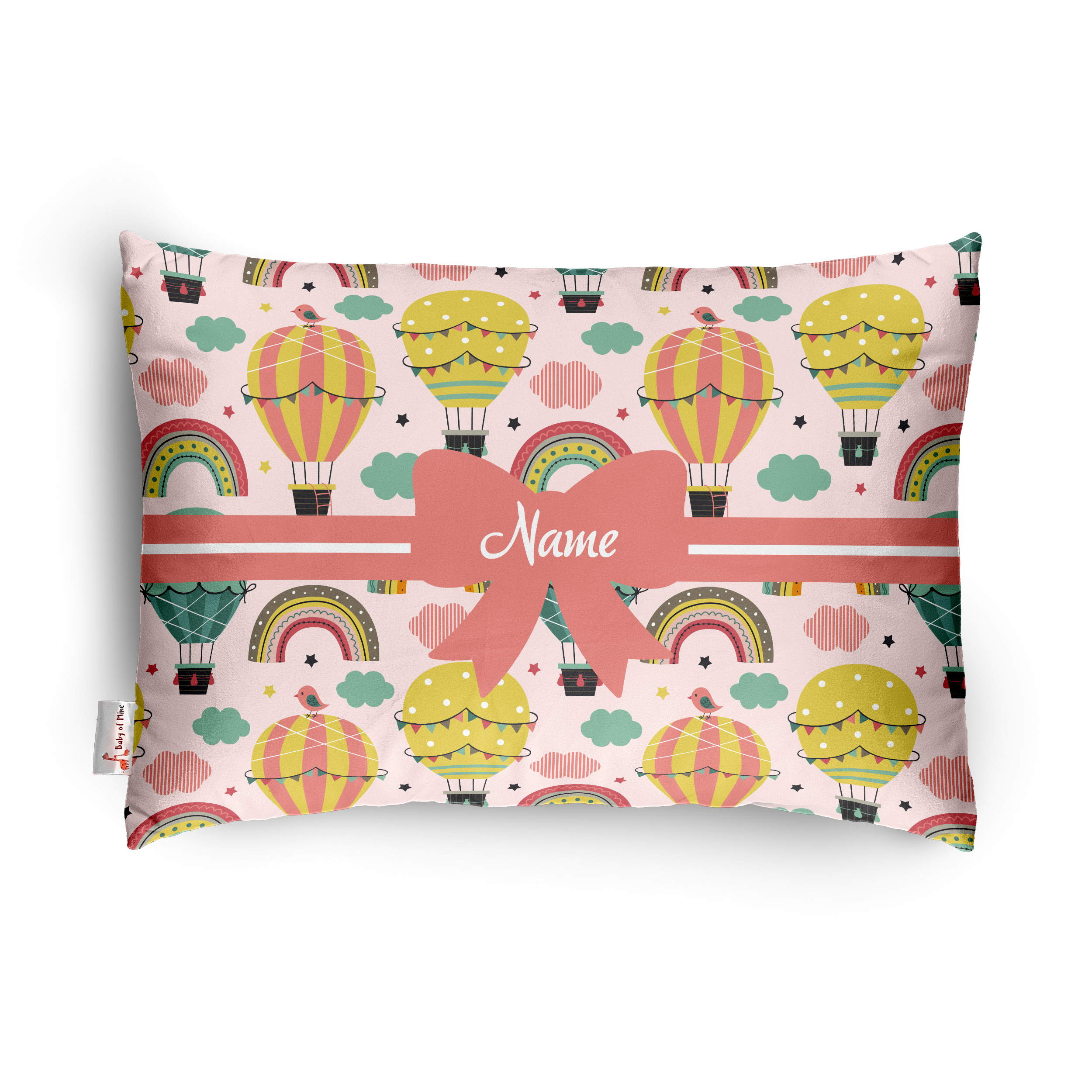 Baby of Mine Premium Baby Infant Pillow for Kids Age 1 Year To 5 Years - Imported Super Soft Fabric - Sky Balloon  Print