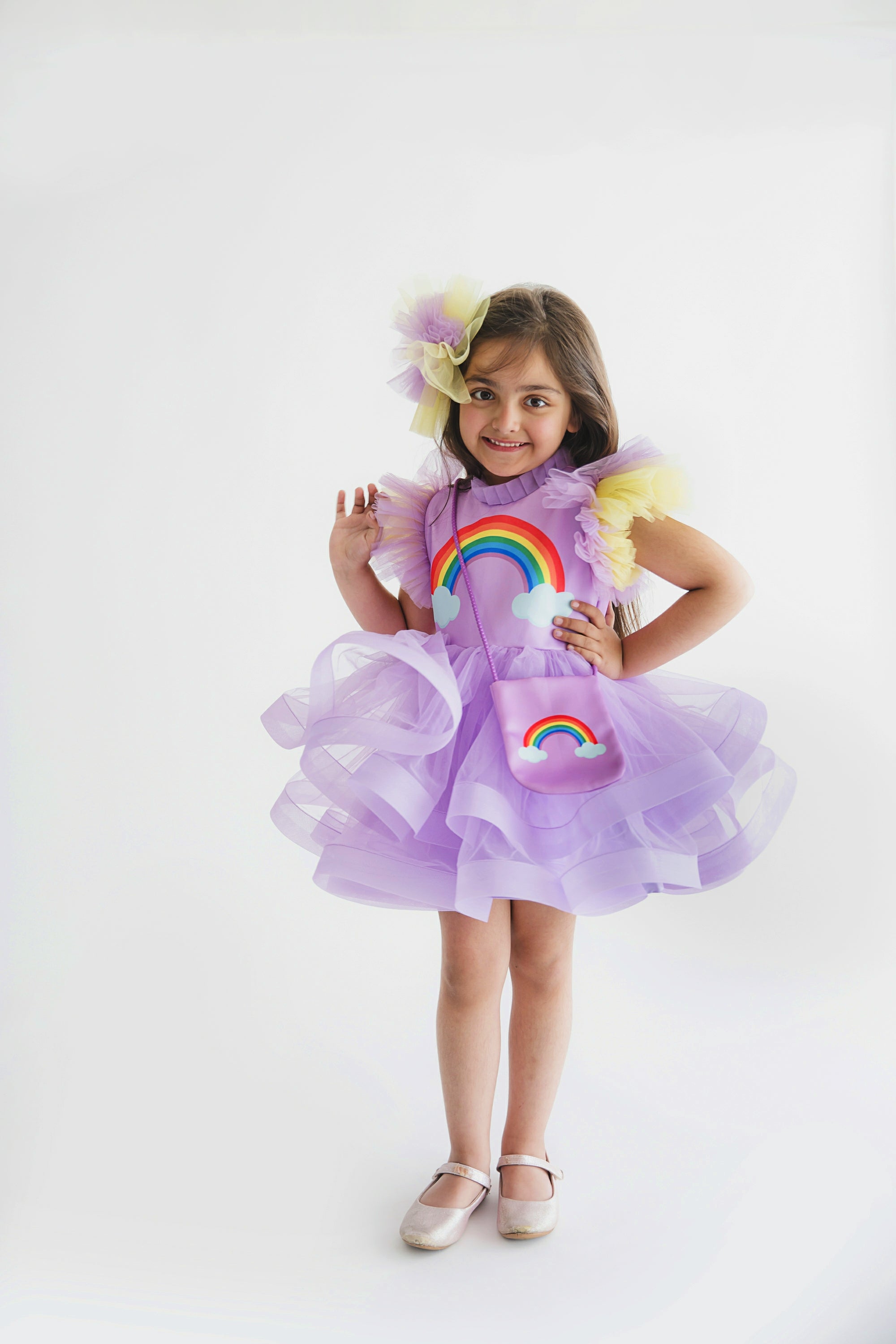 Rainbow Lavender Dress