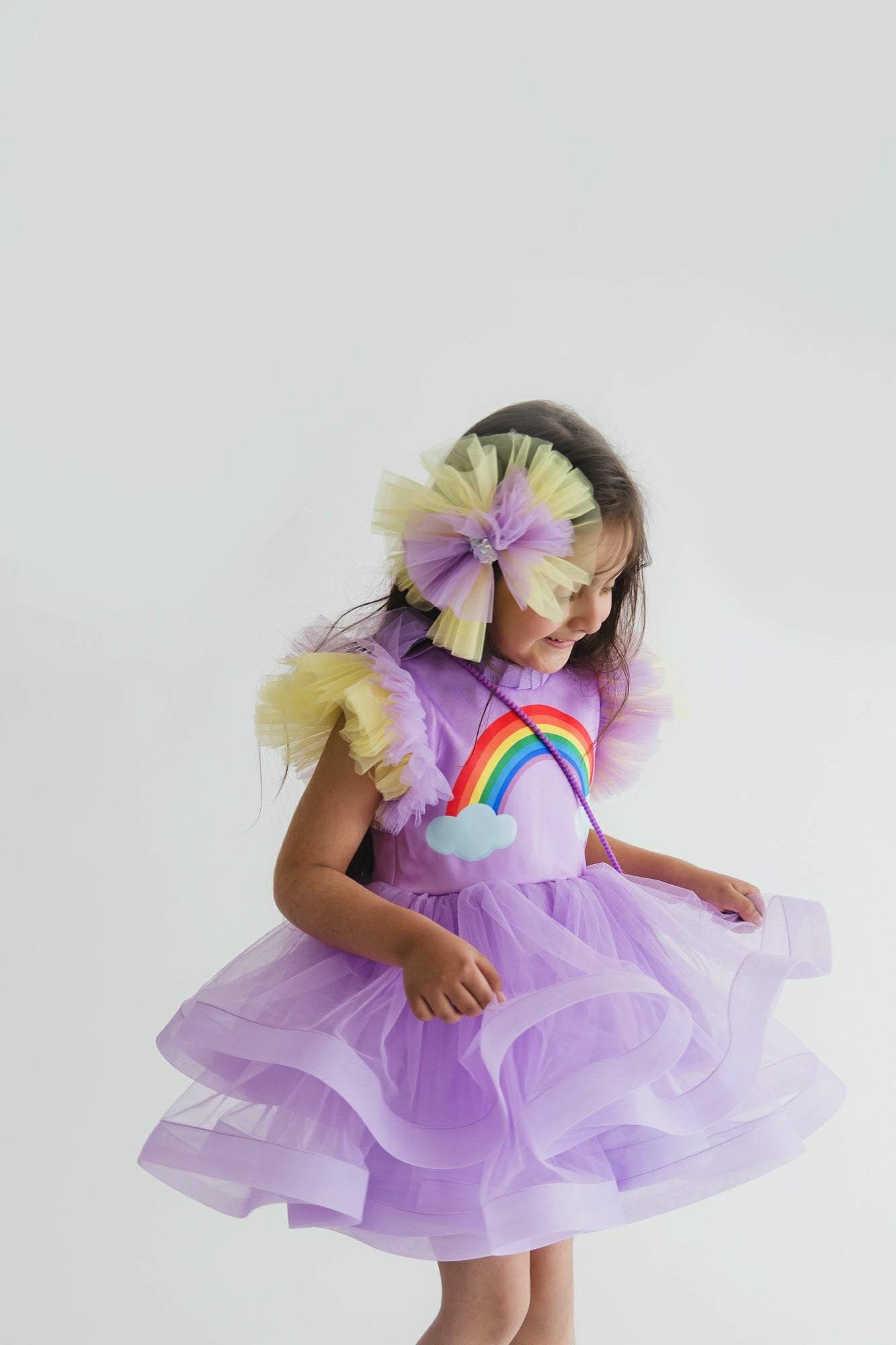 Rainbow Lavender Dress