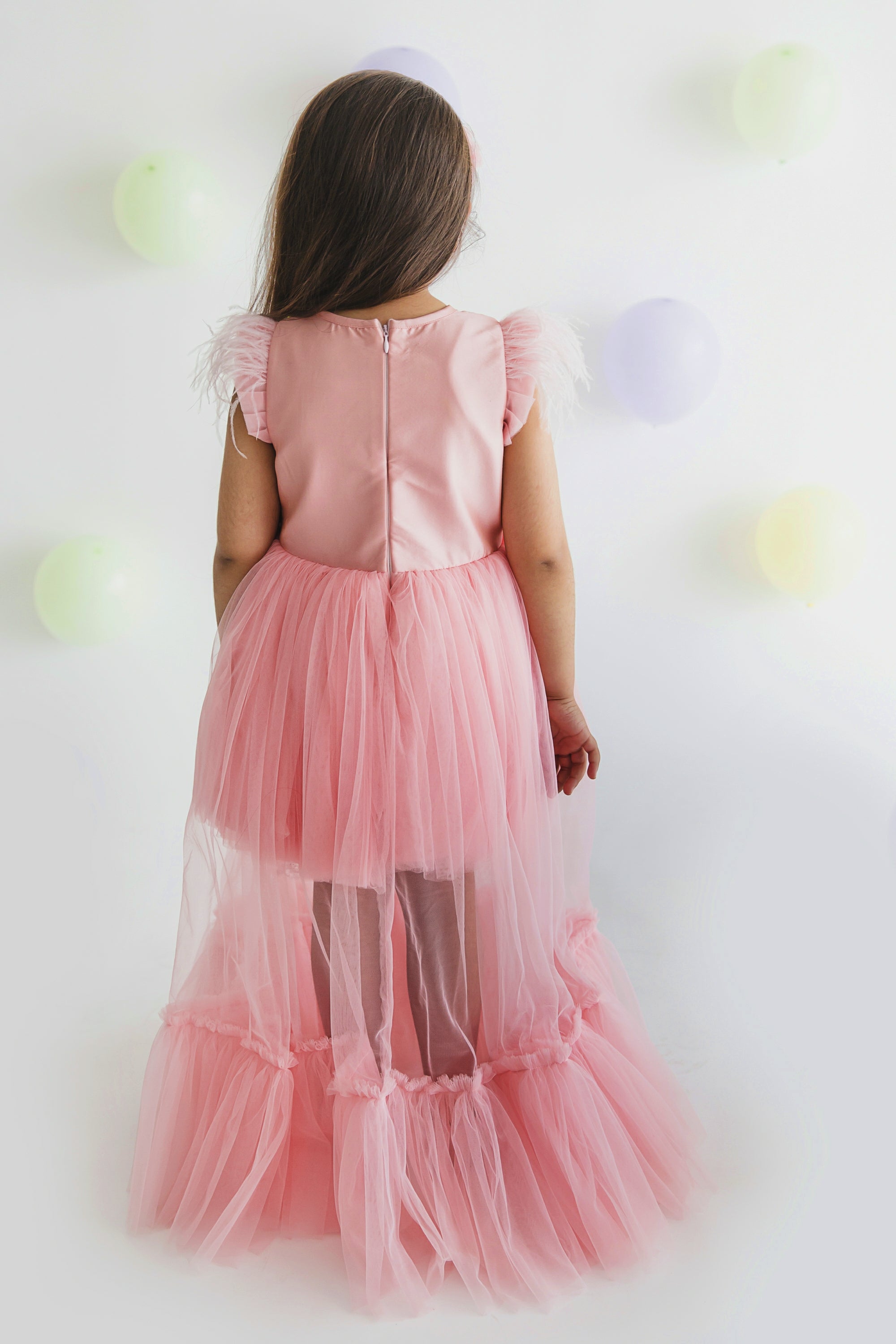 Peach Maisha Princess Gown