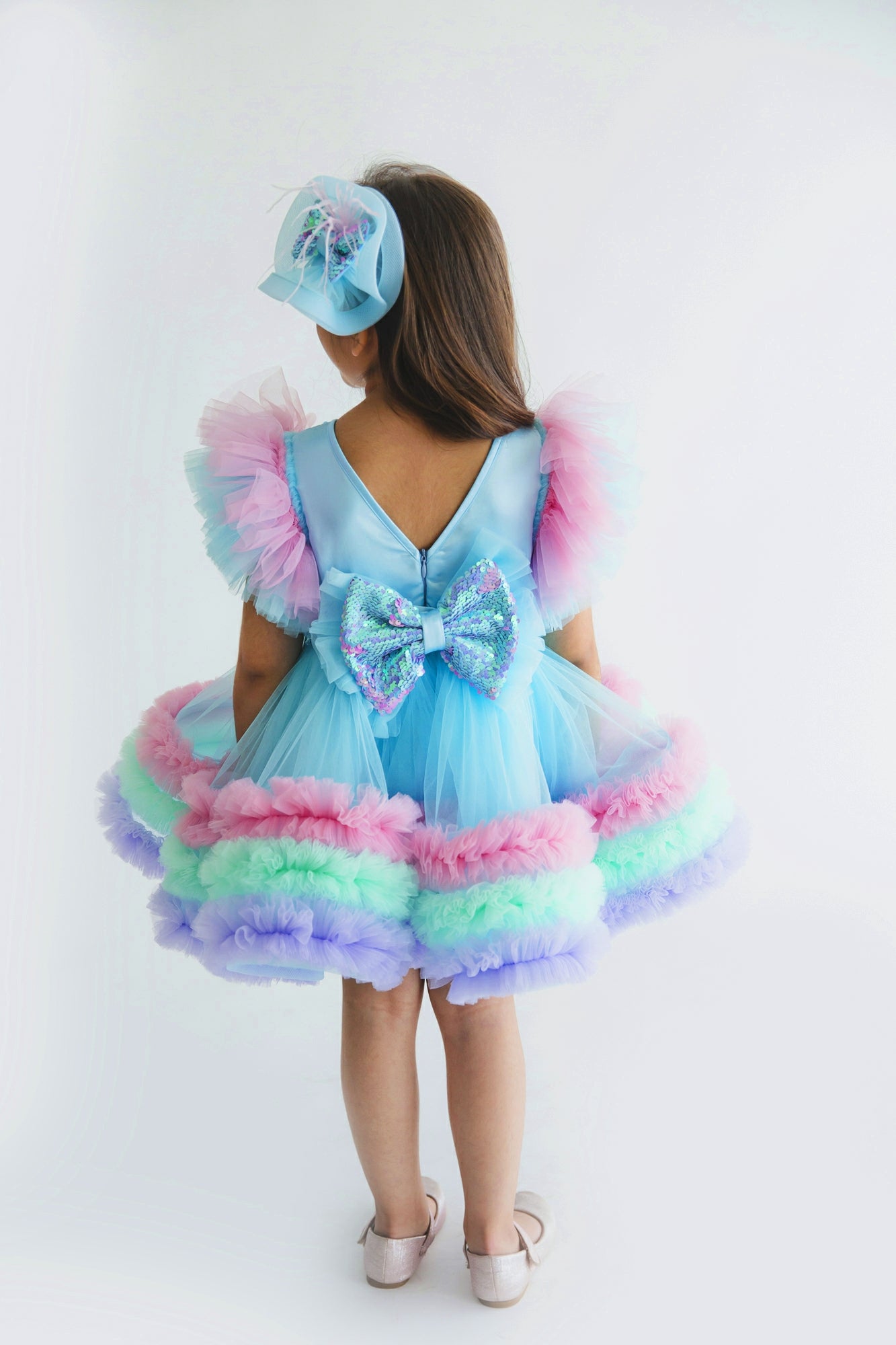 Zoe Sequins Multi Colour Dress