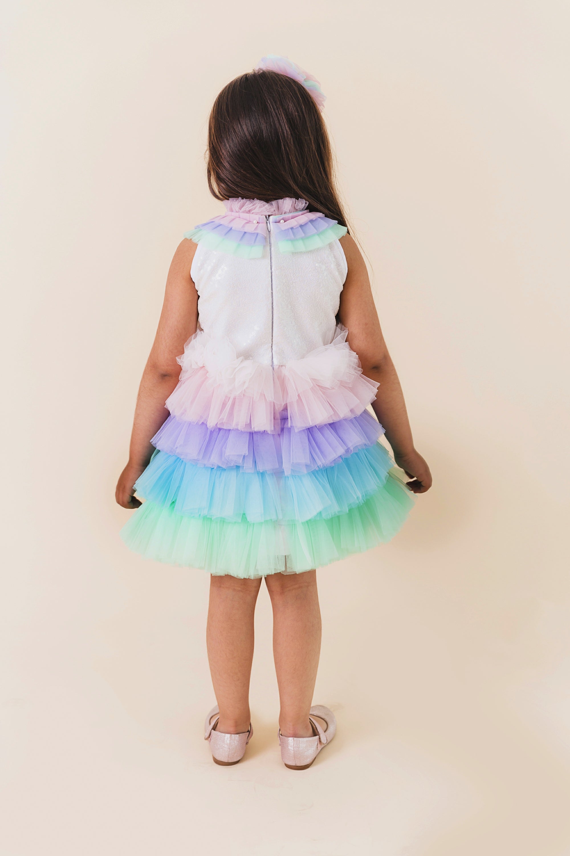 Rosy Unicorn Colour Dress