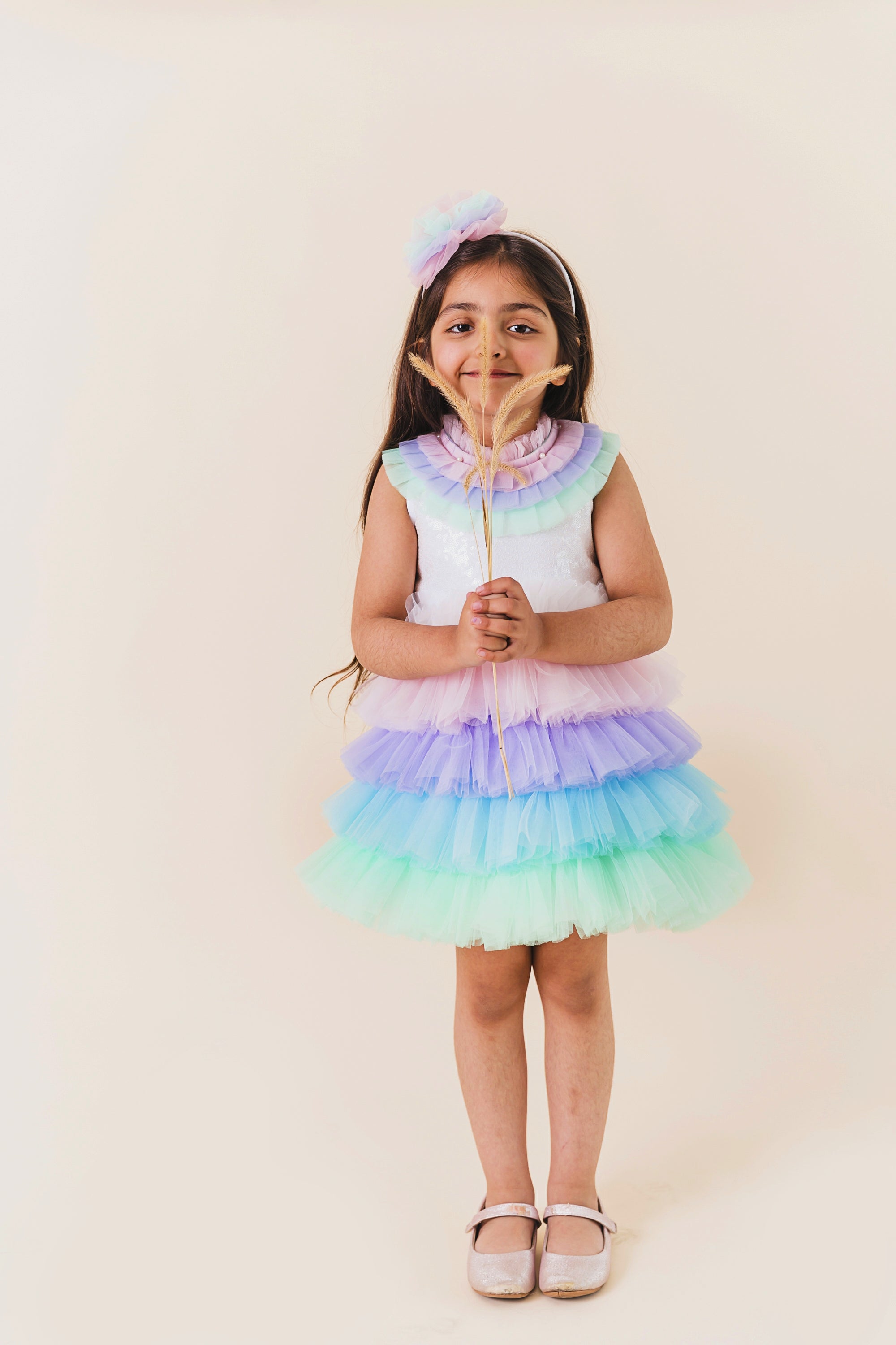 Rosy Unicorn Colour Dress