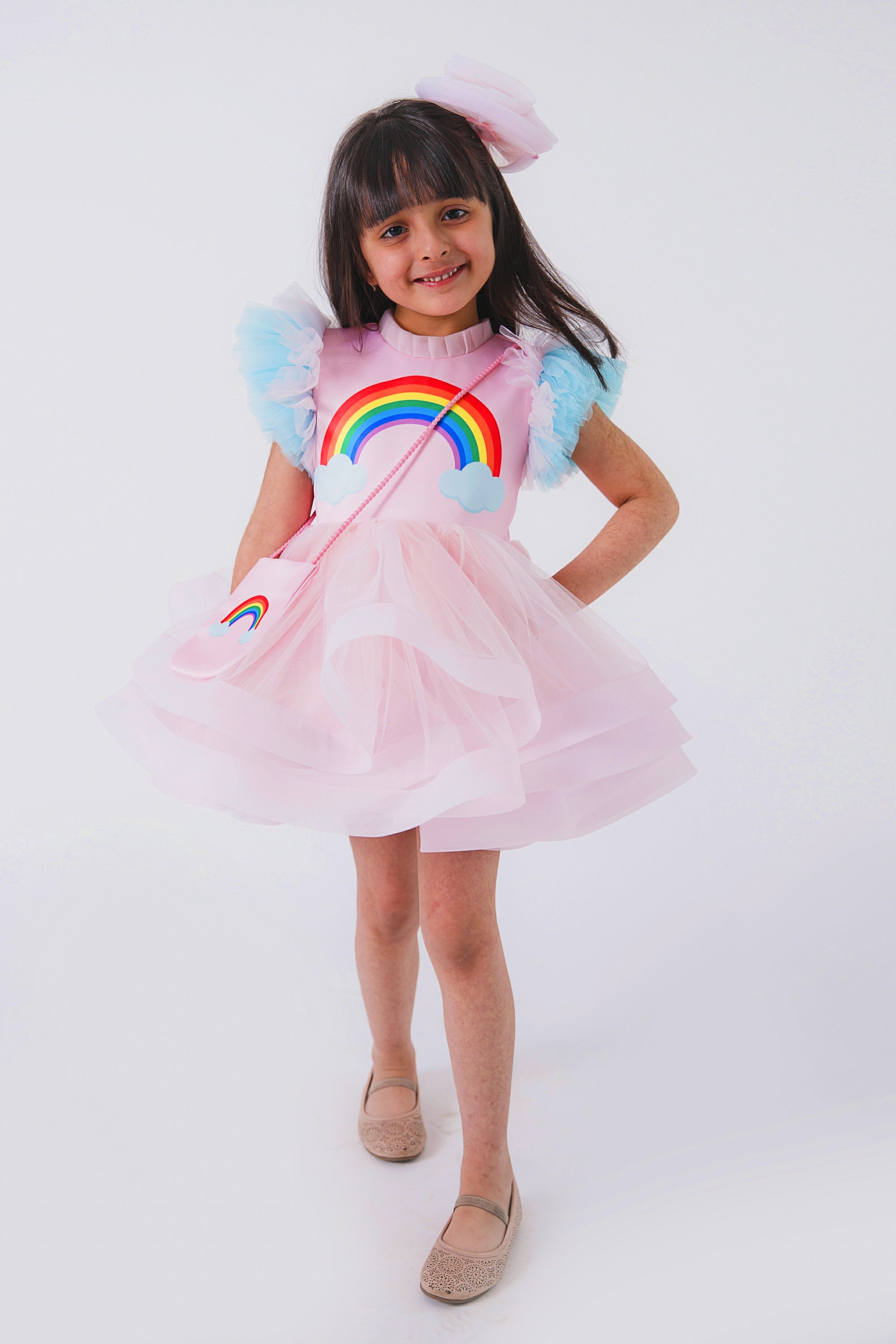 Rainbow Baby Pink Dress
