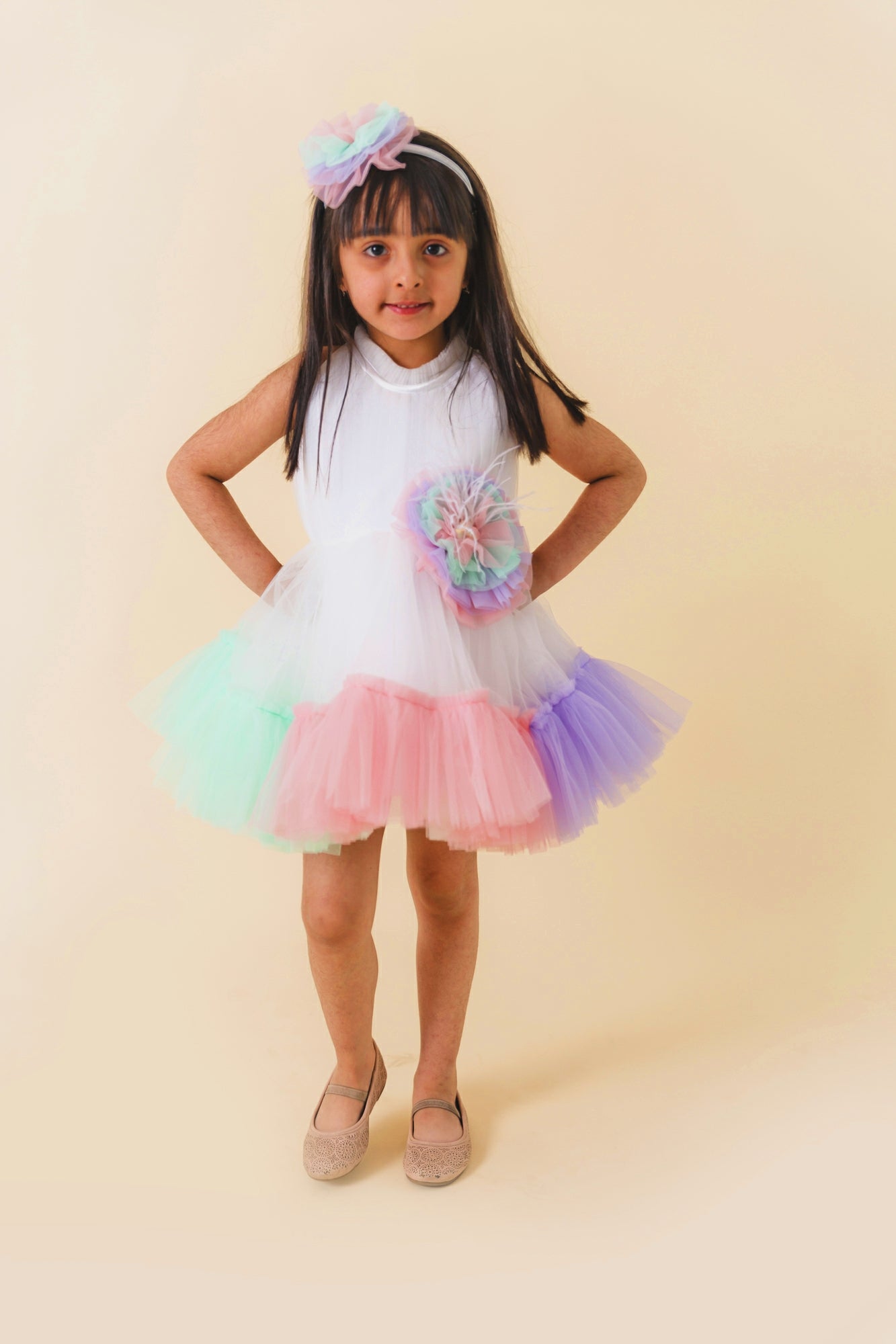 Hazel Unicorn Colour Dress