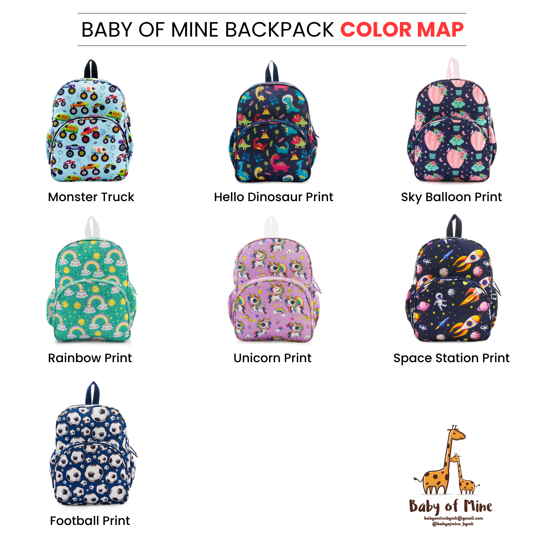 Baby of Mine Preschool Space Station Print School Bag for Kids (2-5 Years) | Trendy Backpack for Boys & Girls | Ideal for Preschool, Nursery, Kindergarten, School, Picnic, and Travel | 13-Inch, 15L