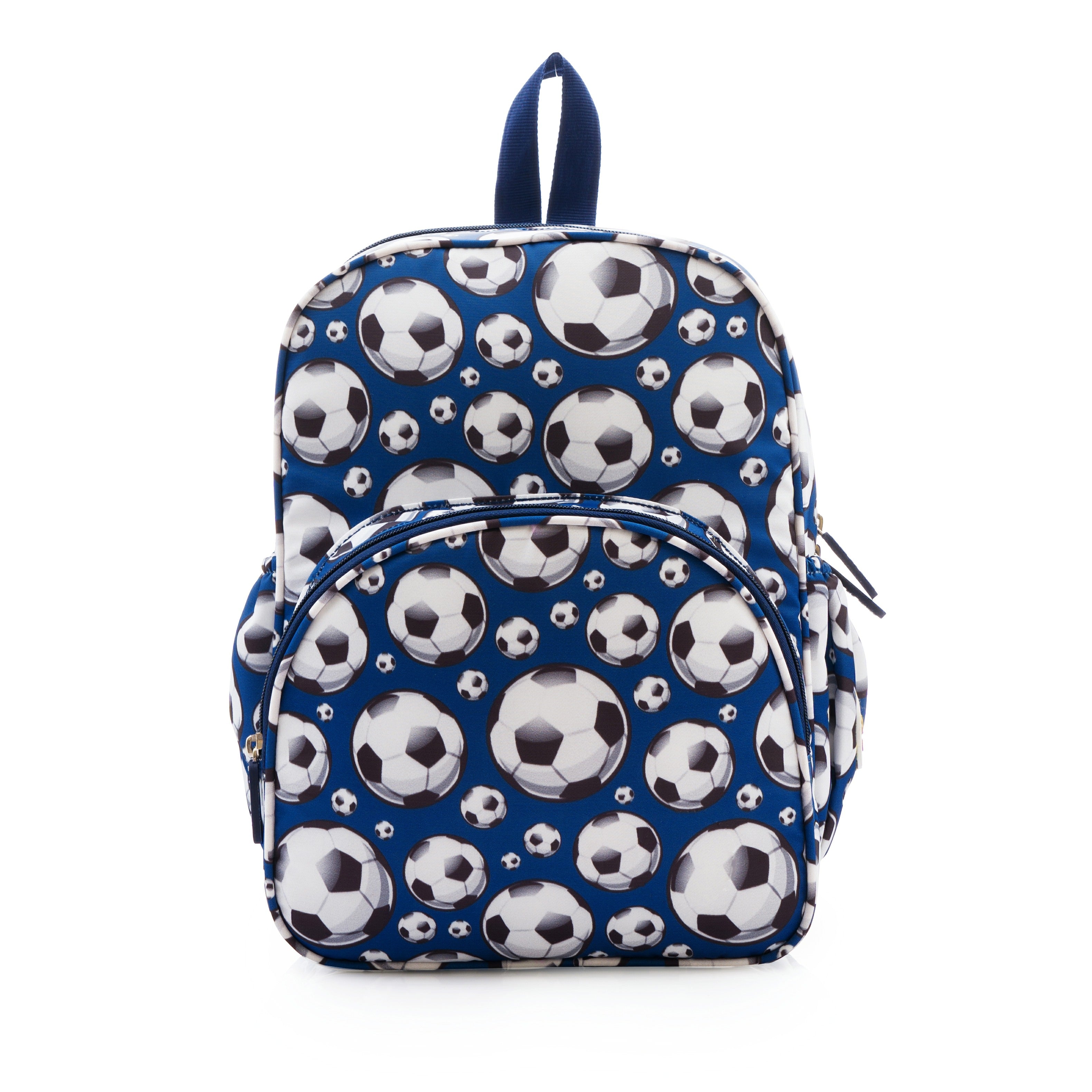 Baby of Mine Preschool Football Print School Bag for Kids (2-5 Years) | Trendy Backpack for Boys & Girls | Ideal for Preschool, Nursery, Kindergarten, School, Picnic, and Travel | 13-Inch, 15L