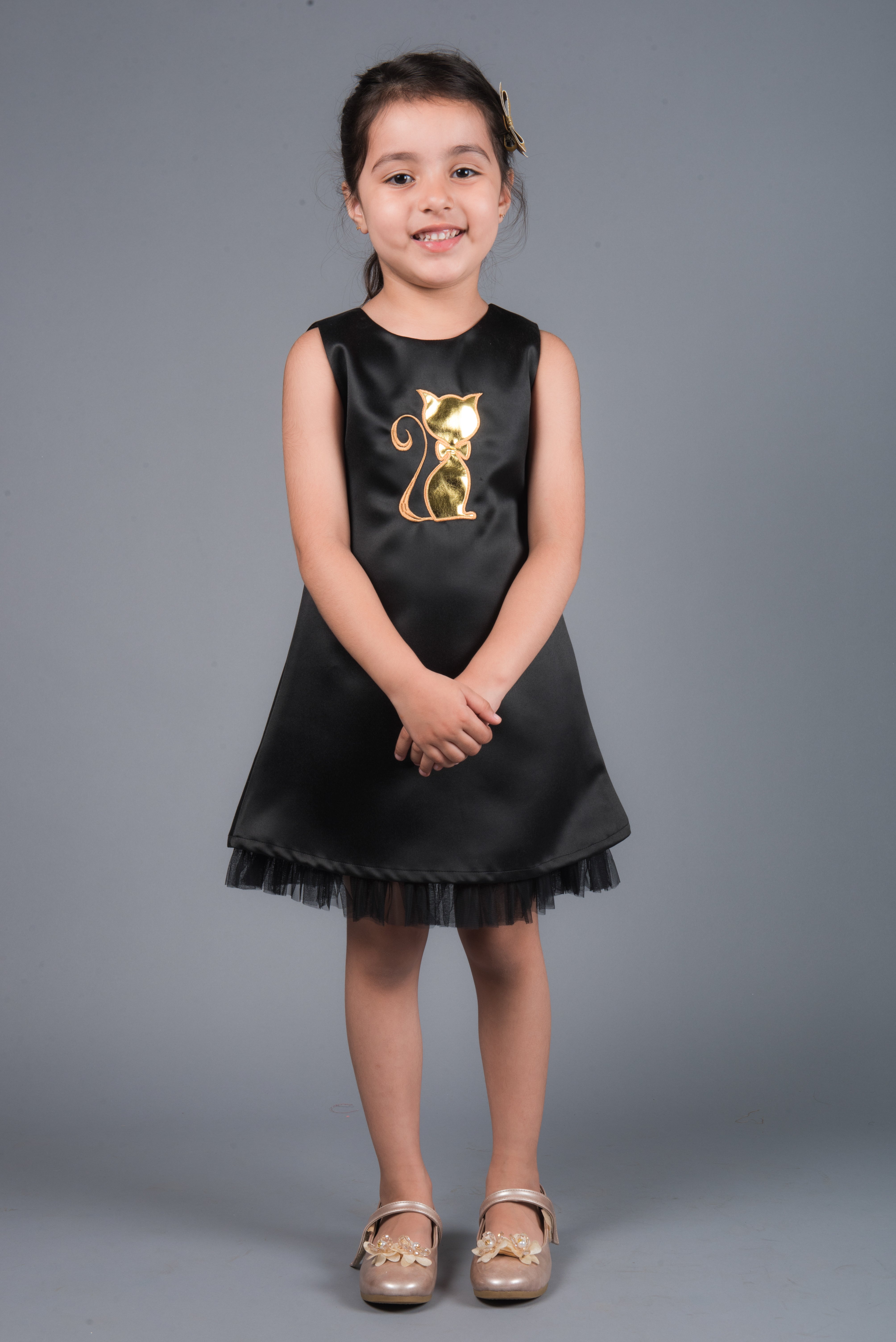 Alley A Line Dress / Black