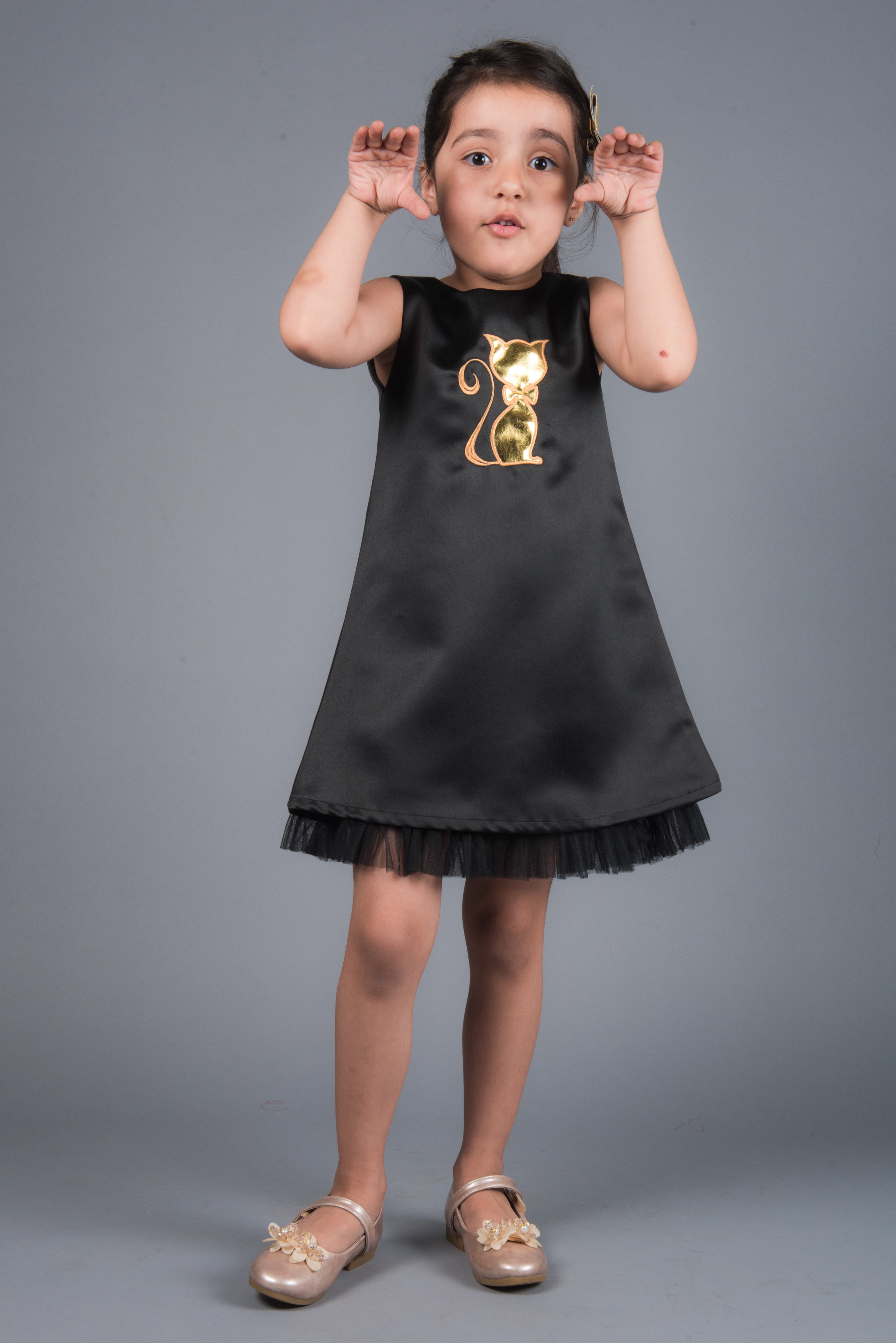 Alley A Line Dress / Black